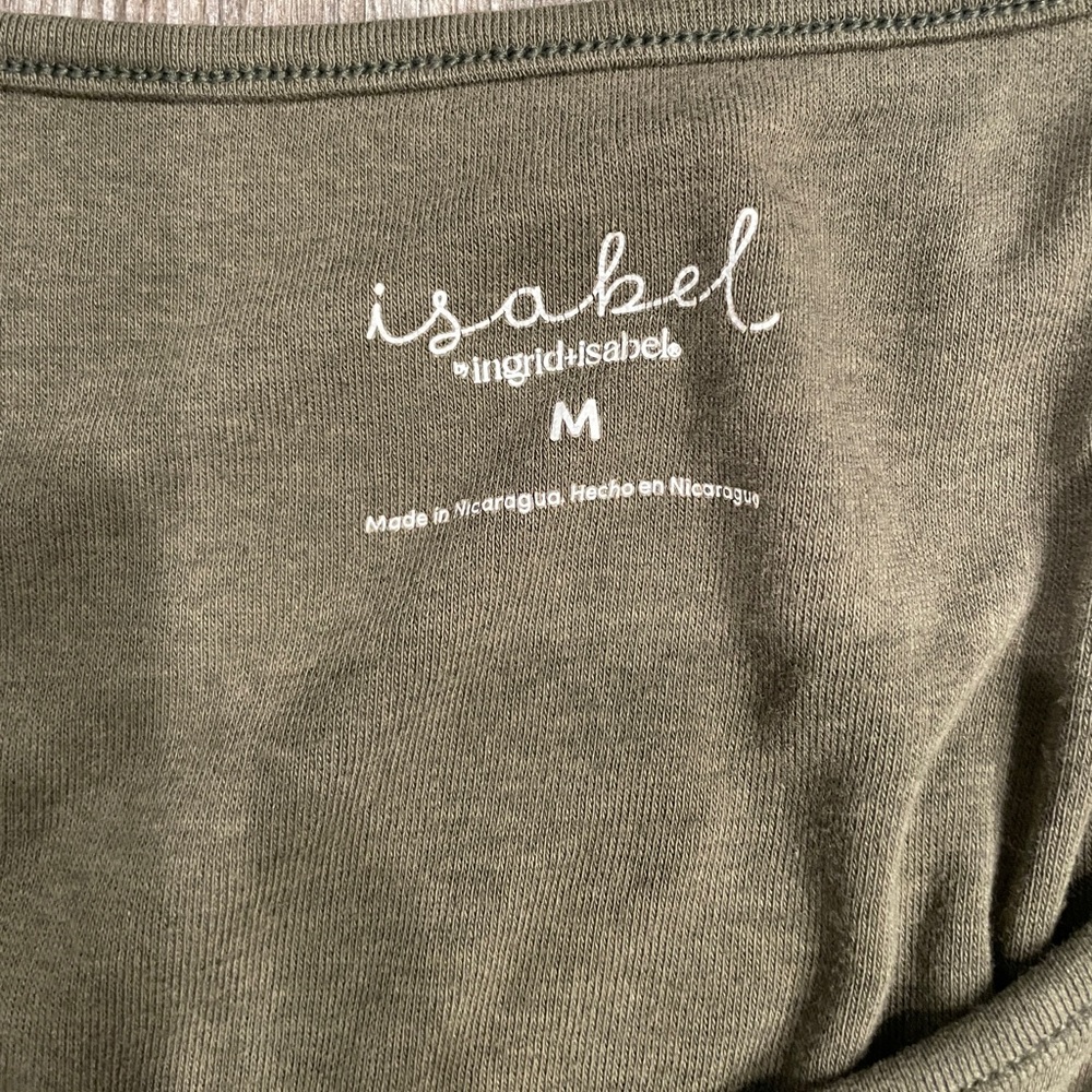 Isabel Maternity Women's Tank Tops Set- Black, Gray, and Olive - Picture 2 of 6